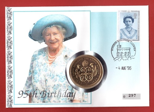 Queen mum numisbrief - queen, **