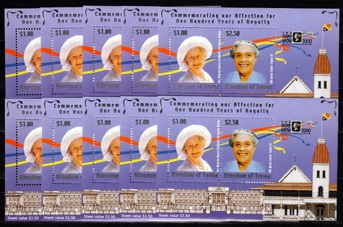 Tonga block stamp - 37,